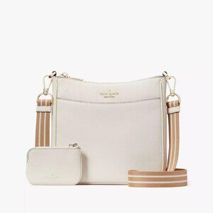 NWT Kate Spade Rosie Crossbody Bag in Chalk w/ 2 Straps- Perfect Day & Nite Bag!